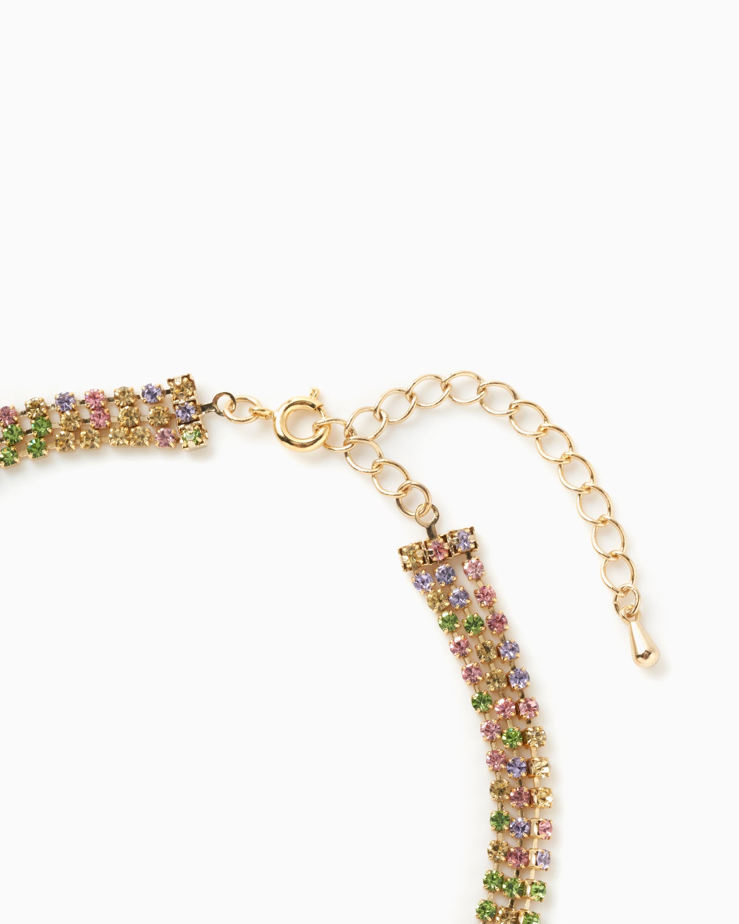 Ribbon 3 Row Necklace Gold【Delivery in February 2025】