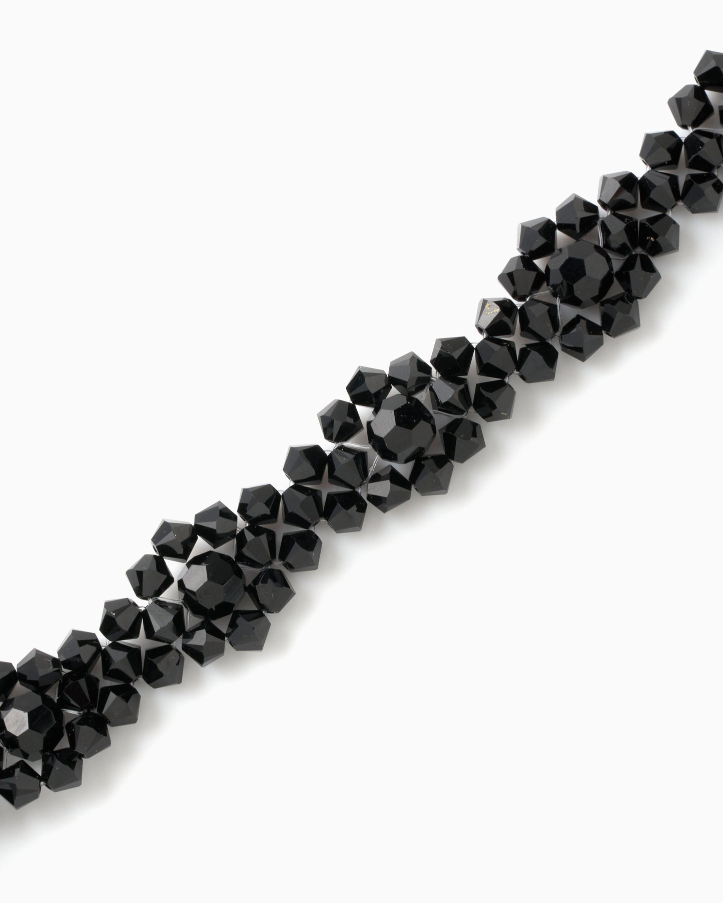 Jet Black-Flower Bracelet【Delivery in February 2025】