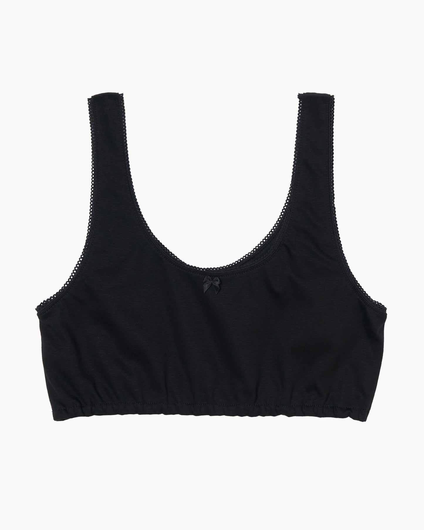 Cropped Tank Top black【Stock】