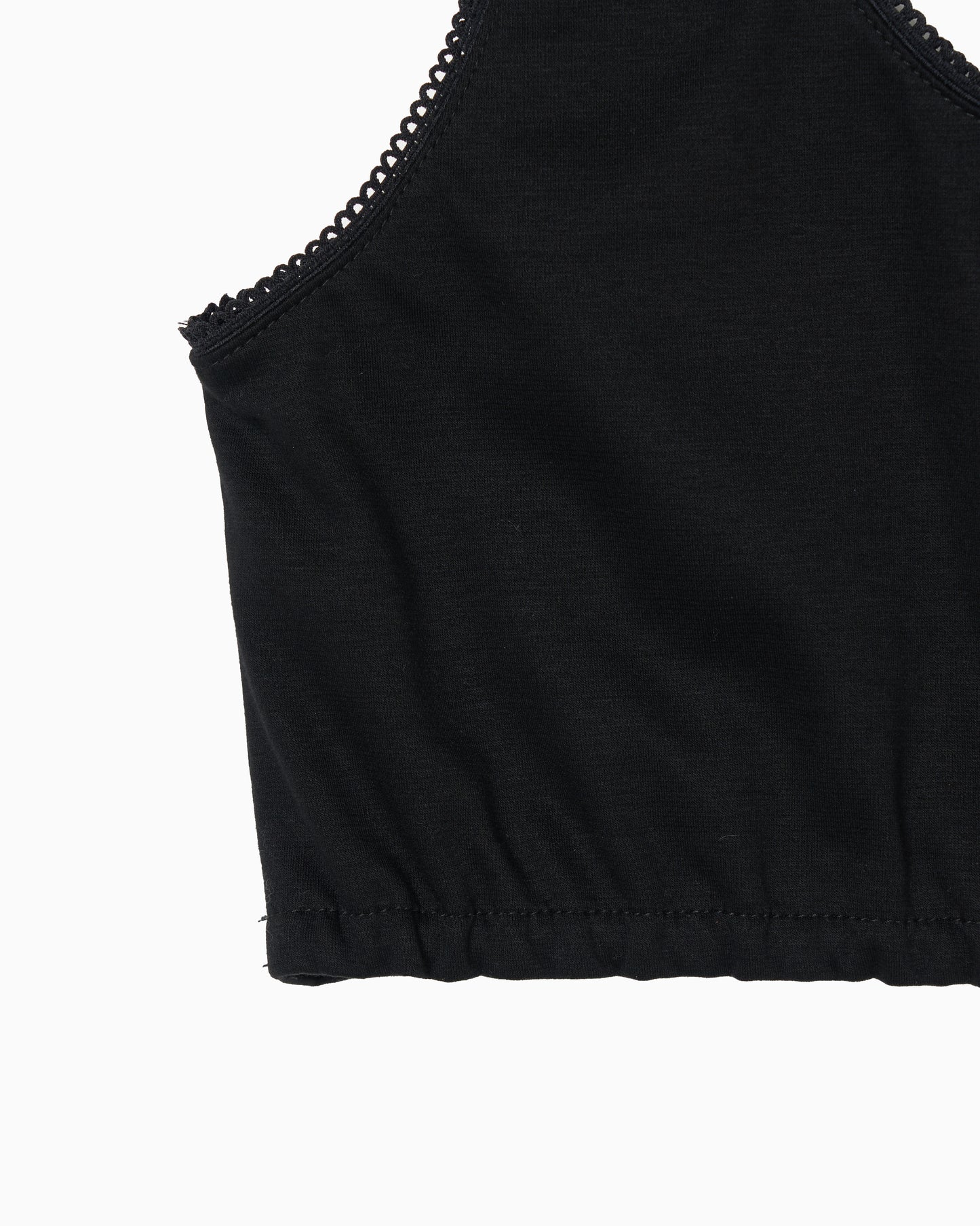 Cropped Tank Top black【Stock】