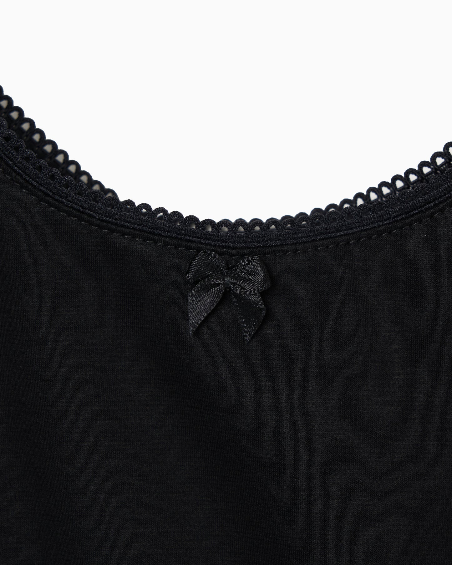 Cropped Tank Top black【Stock】