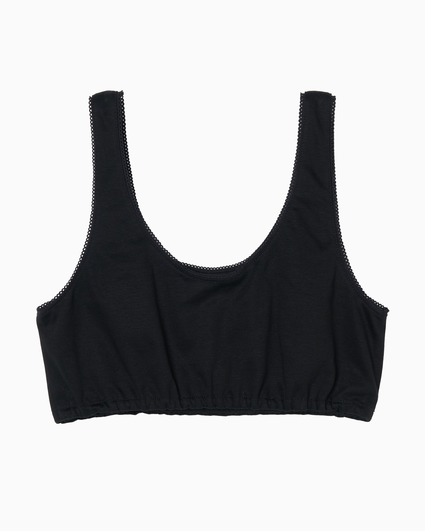 Cropped Tank Top black【Stock】