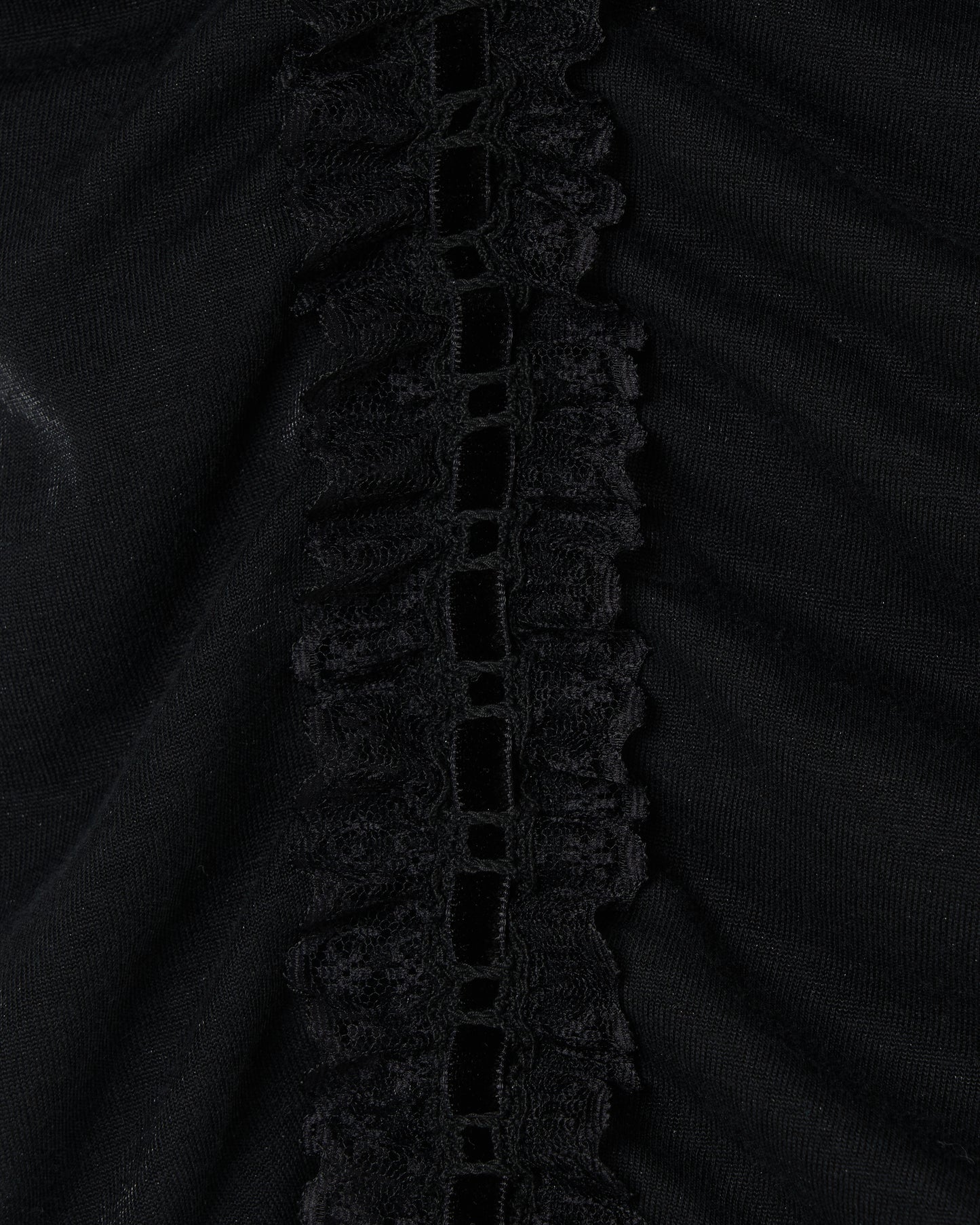 Shirring Tank Top black【Delivery in Jun 2025】