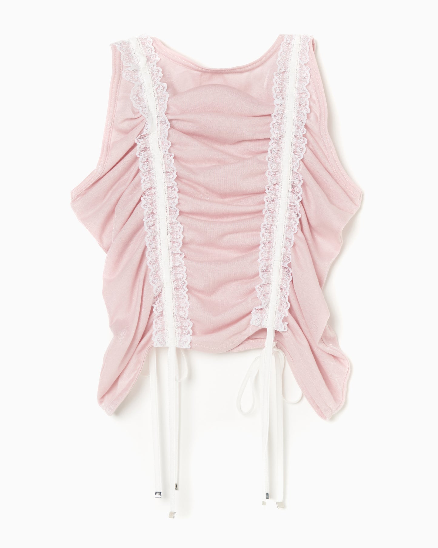 Shirring Tank Top pink【sample】
