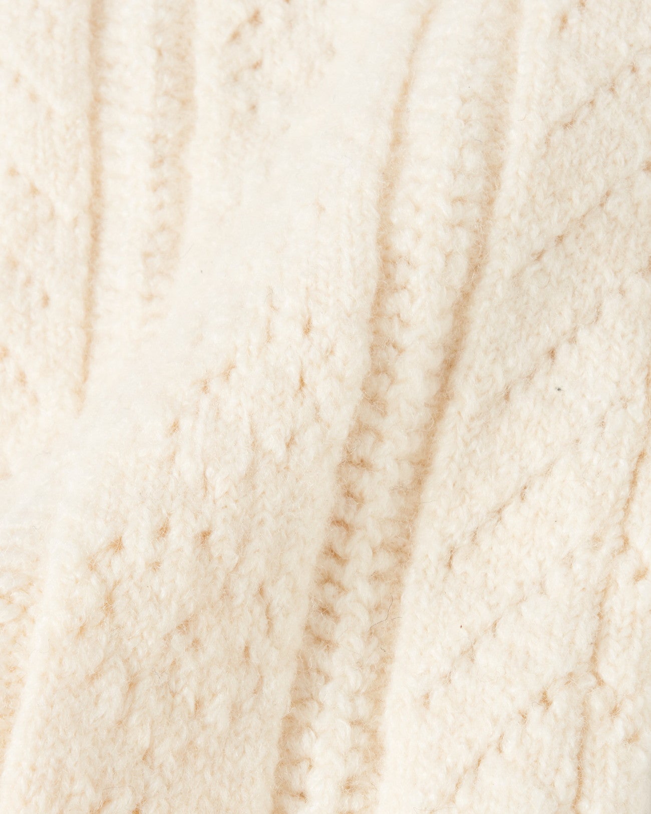 Knitted Pointelle Leg Warmers white【Delivery in Jun 2025】