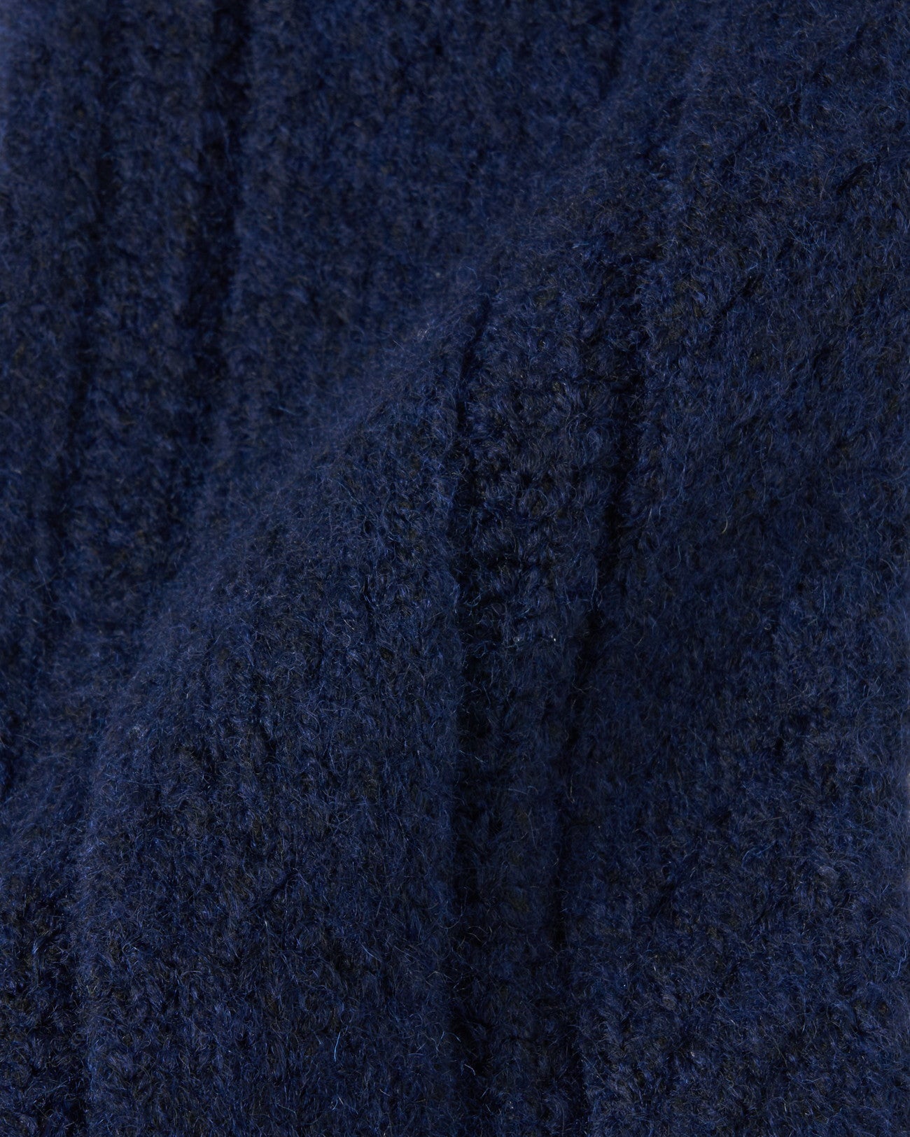 Knitted Pointelle Leg Warmers navy【Delivery in Jun 2025】