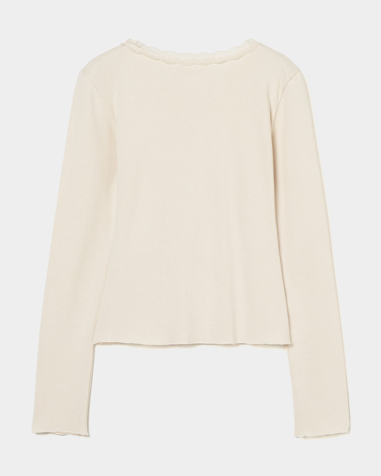 Rose Point Rib Top ivory【Delivery in Jun 2025】