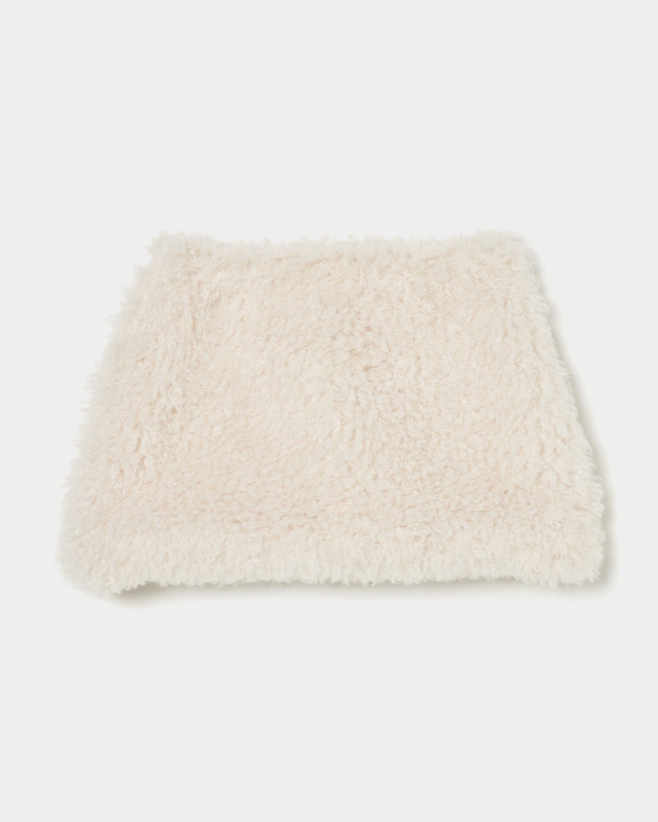 Poodle Mini Skirt ivory【Delivery in Jun 2025】