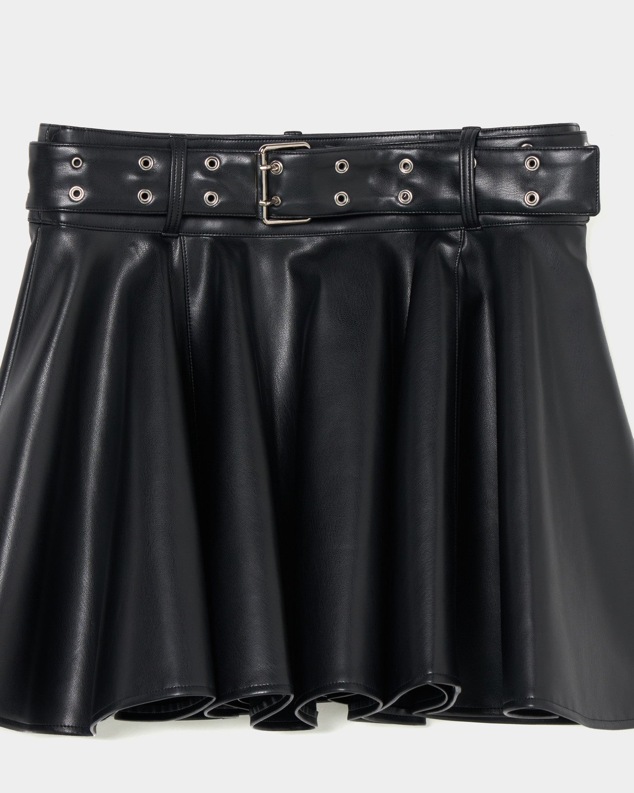 Belt Skirt faux leather【Delivery in Jun 2025】