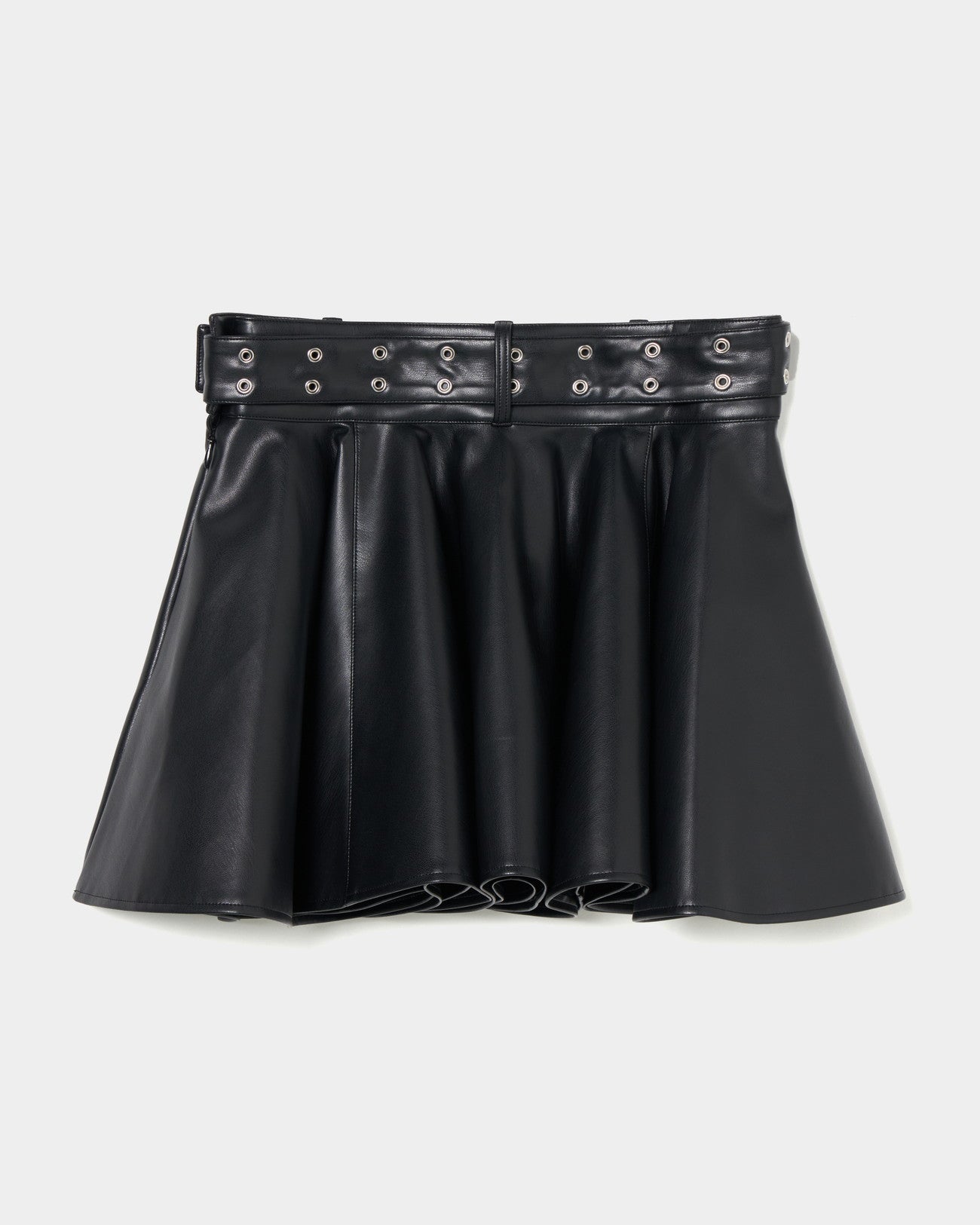 Belt Skirt faux leather【Delivery in Jun 2025】