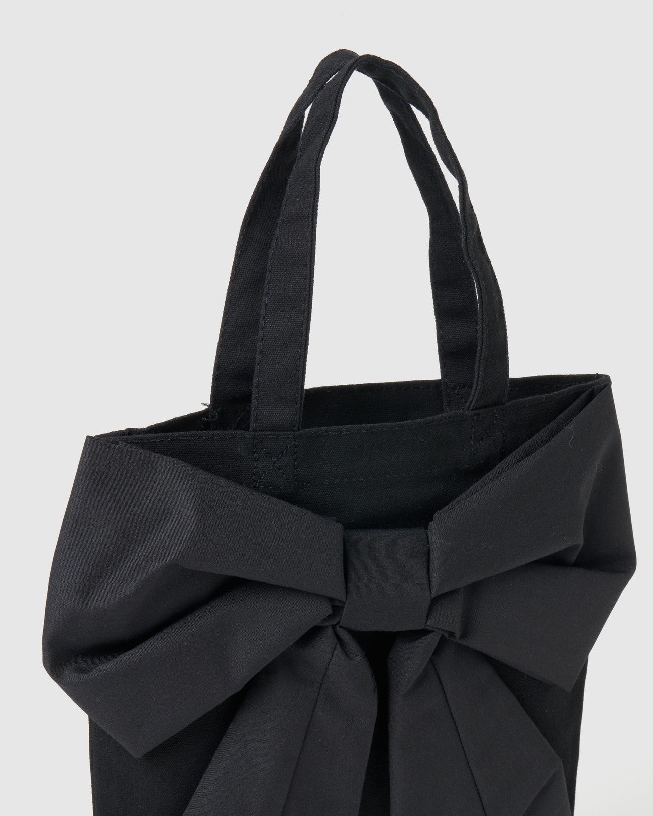 Ribbon Detail Little Bag Black 【Delivery in Jun 2025】