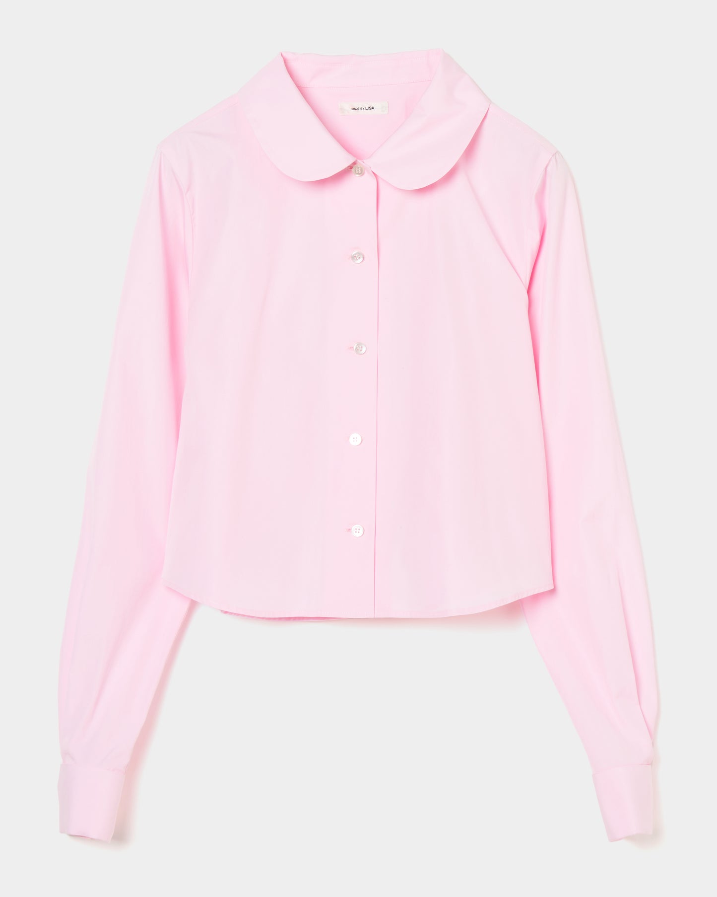 Peter-Pan Collar Shirt pink【Delivery in Jun 2025】