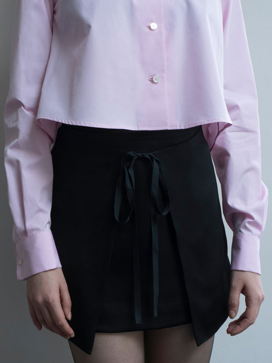 Satin Mini Skirt 【Delivery in Jun 2025】