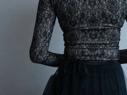 Stretch Long Sleeve Top Black【Delivery in Jun 2025】