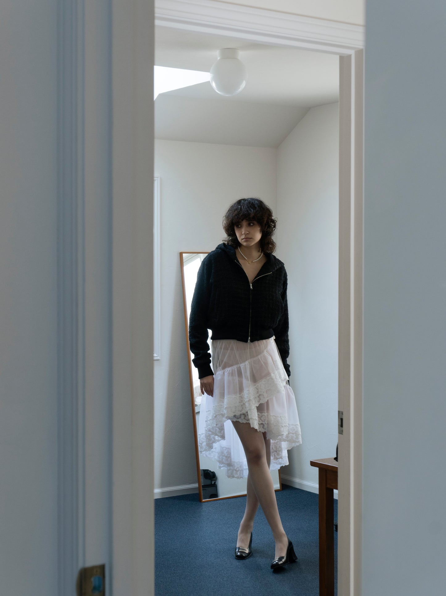 Tweed Hoodie【Delivery in Jun 2025】