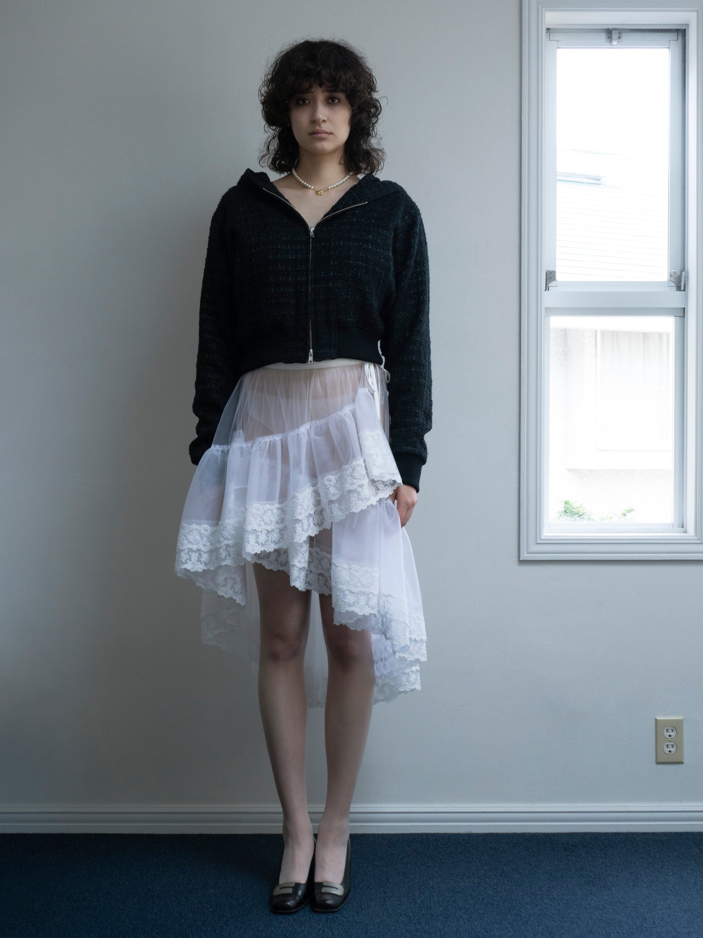 Tweed Hoodie【Delivery in Jun 2025】