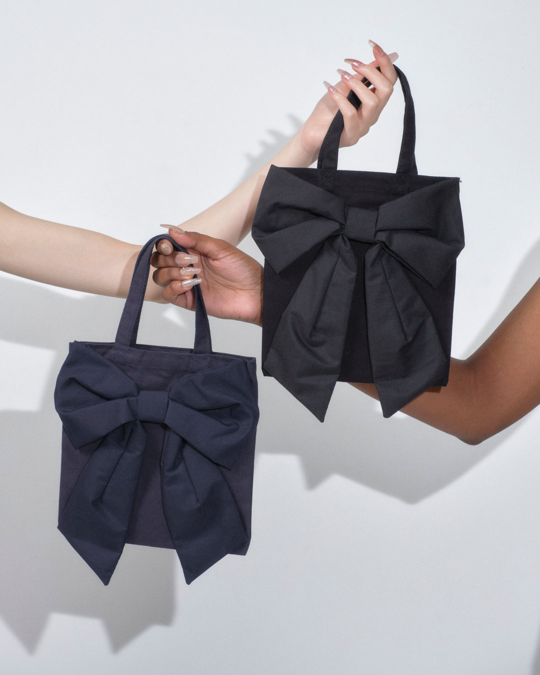 Ribbon Detail Little Bag Black 【Delivery in Jun 2025】