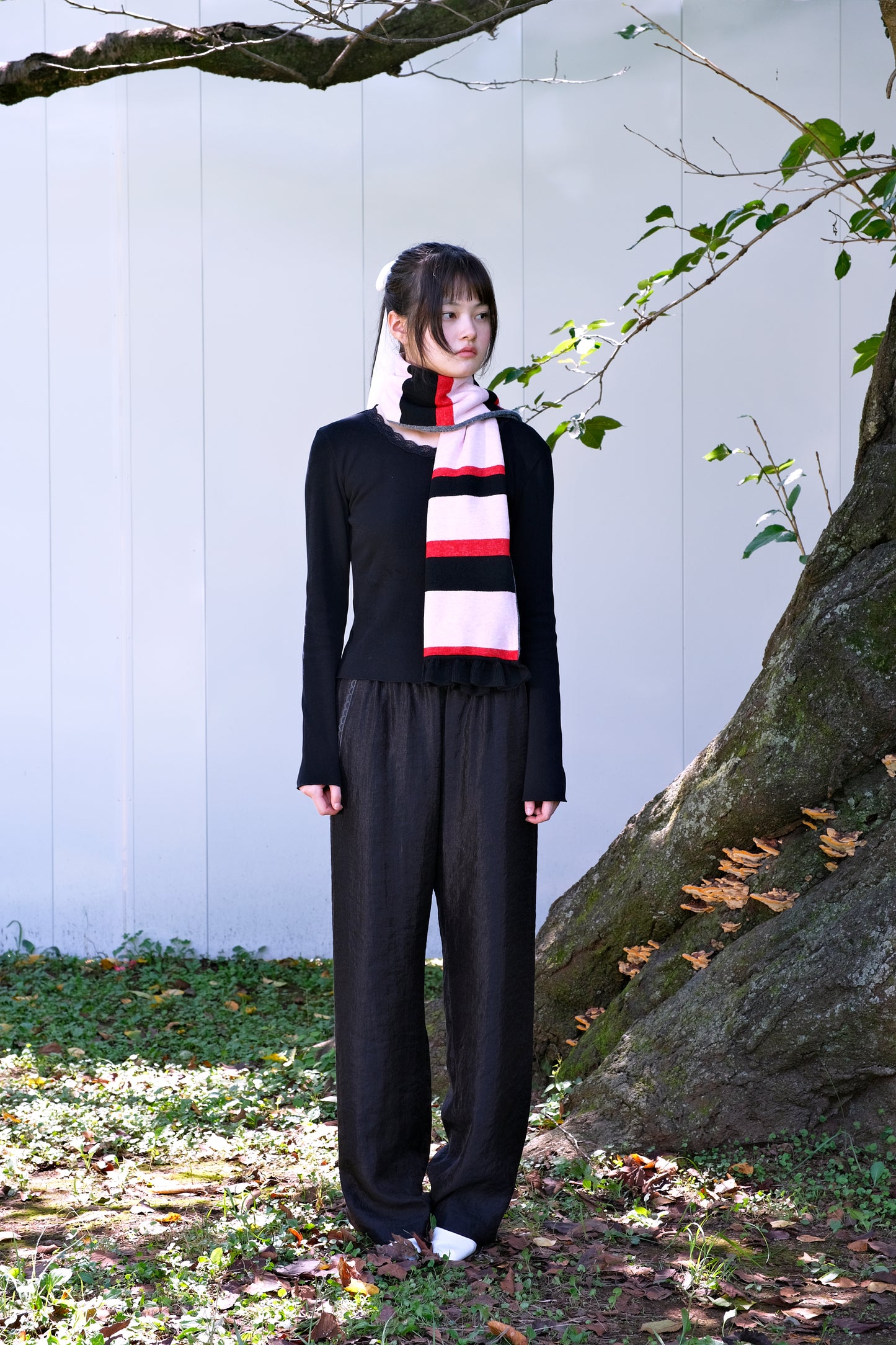 Jacquard Scarf pink【Delivery in Jun 2025】