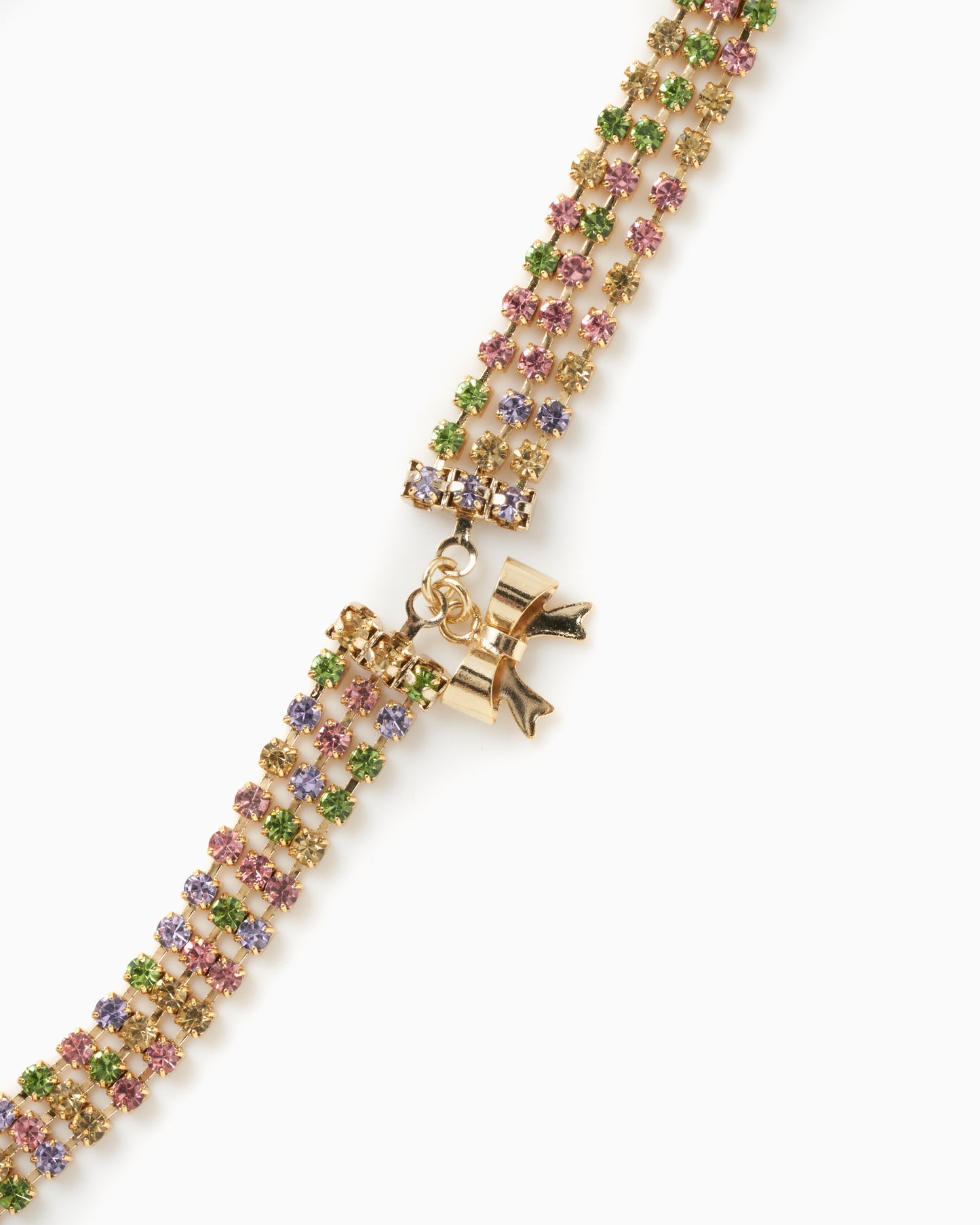 Made by LISA Ribbon 3 Row Necklace Gold – MADE BY LISA