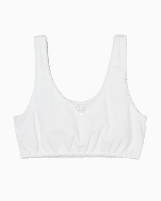 Cropped Tank Top white【Delivery in February 2025】